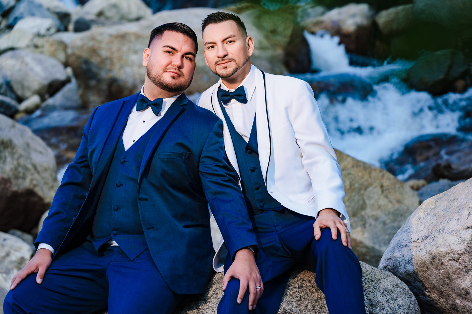  Same sex wedding in Rocky Mountain National Park photographed by Estes Park photographer, JMGant Photography. 