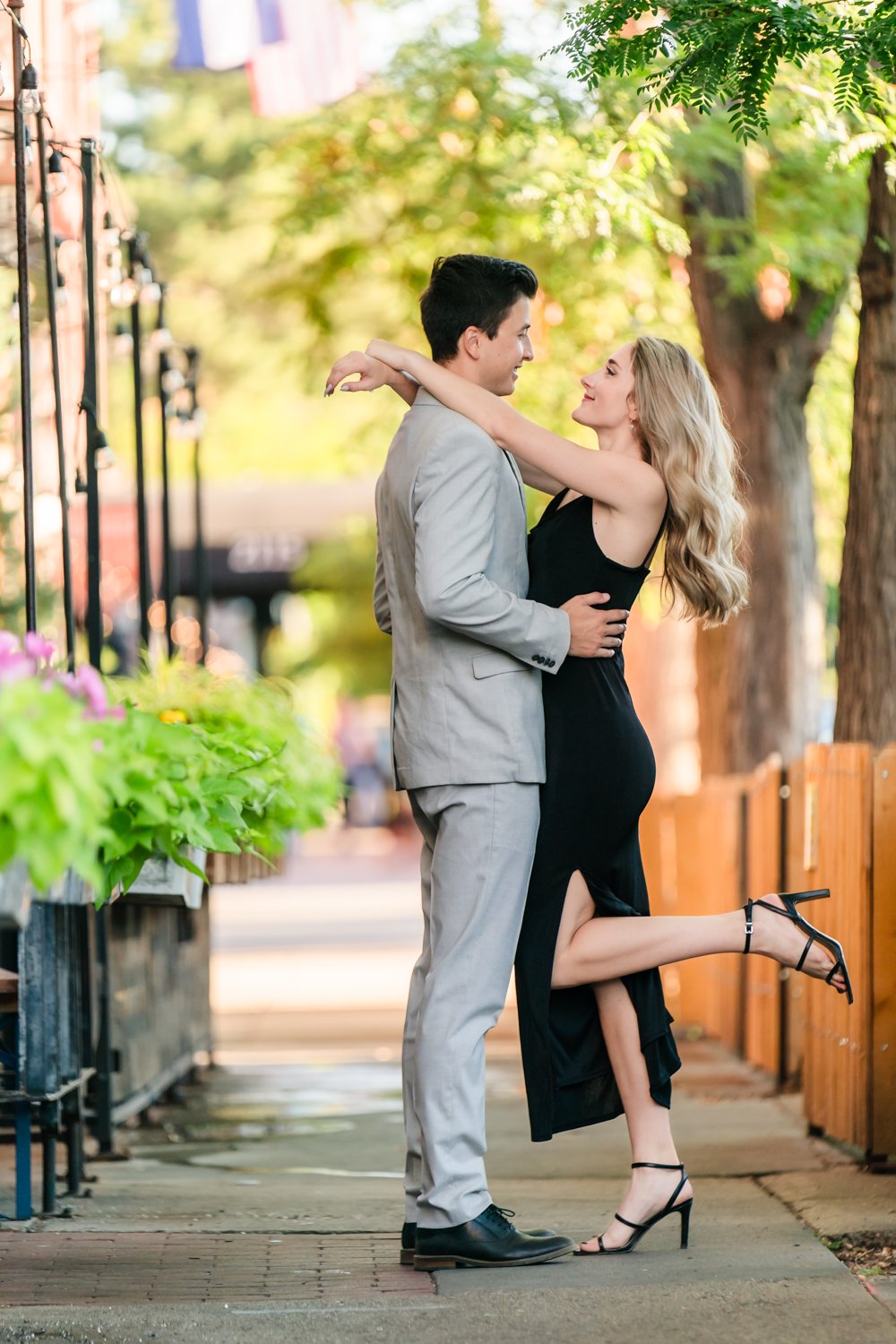  Boulder engagement session featuring Brooke and Isaac, photographed by JMGant Photography. 