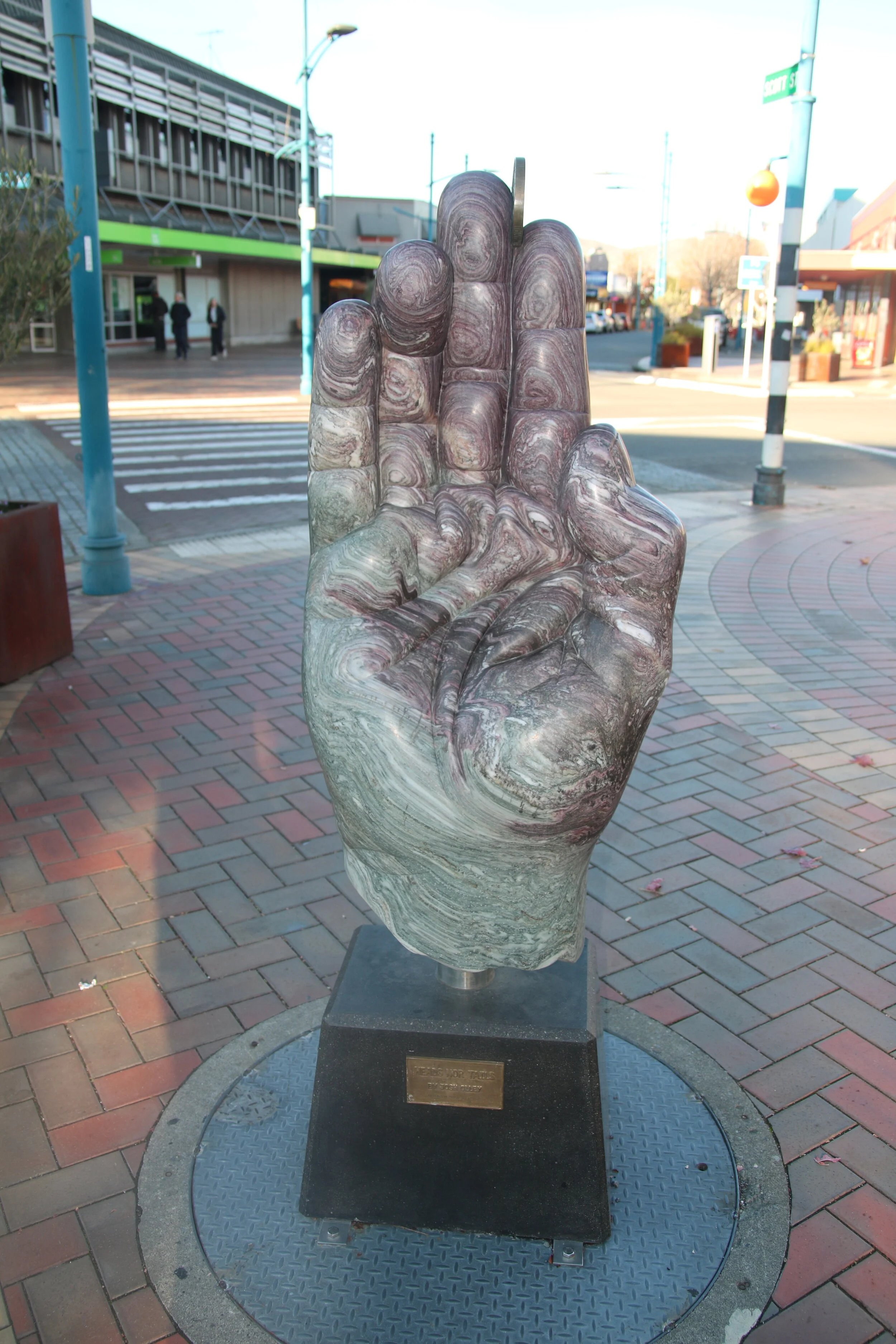 'Heads nor Tails' - Josh Olley
Location: Adams Place, Blenheim