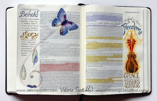 Bible Journaling Video: no-bleed-thru, wrinkle-free! Plus a Look Inside my Journaling  Bible — Valerie Sjodin