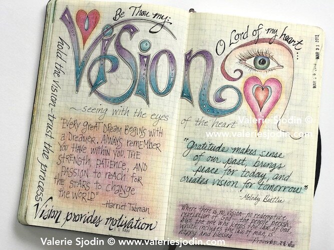 Bible Journaling Video: no-bleed-thru, wrinkle-free! Plus a Look Inside my Journaling  Bible — Valerie Sjodin