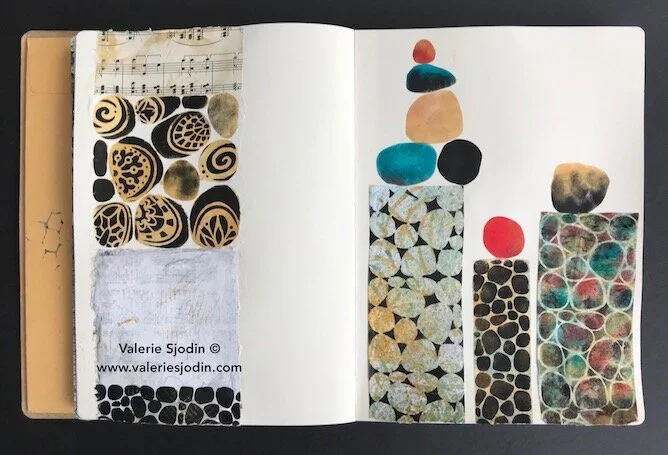 NEW How-to Video and Stones &amp; Pebbles Tilings Stencil