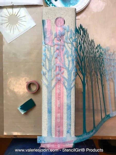 How to Paint Book Cover with Stencils — Valerie Sjodin