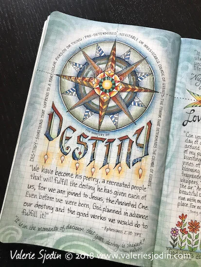 A-Z of Mystery Journal - D - Destiny