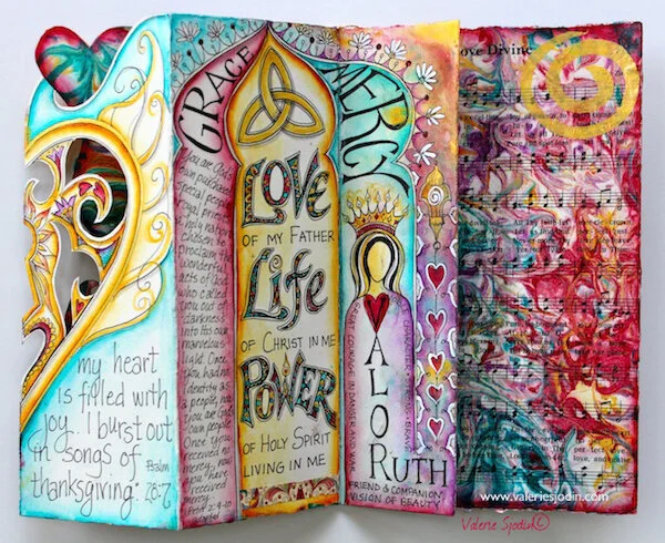 Moving Forward Into Who I Am - Bible Journaling