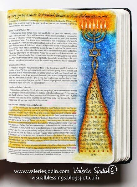 The Way, The Truth, The Life - Bible Art Journaling