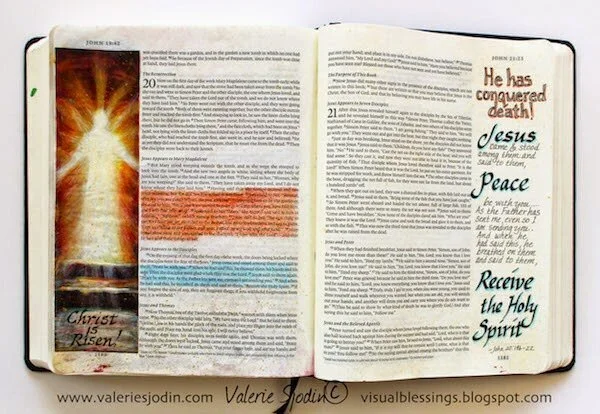 Resurrection Day! Bible Art Journaling