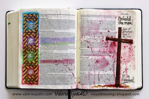Bible Art Journaling - The Way of the Cross
