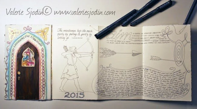 Processing My Word for 2015 with My Favorite Pens