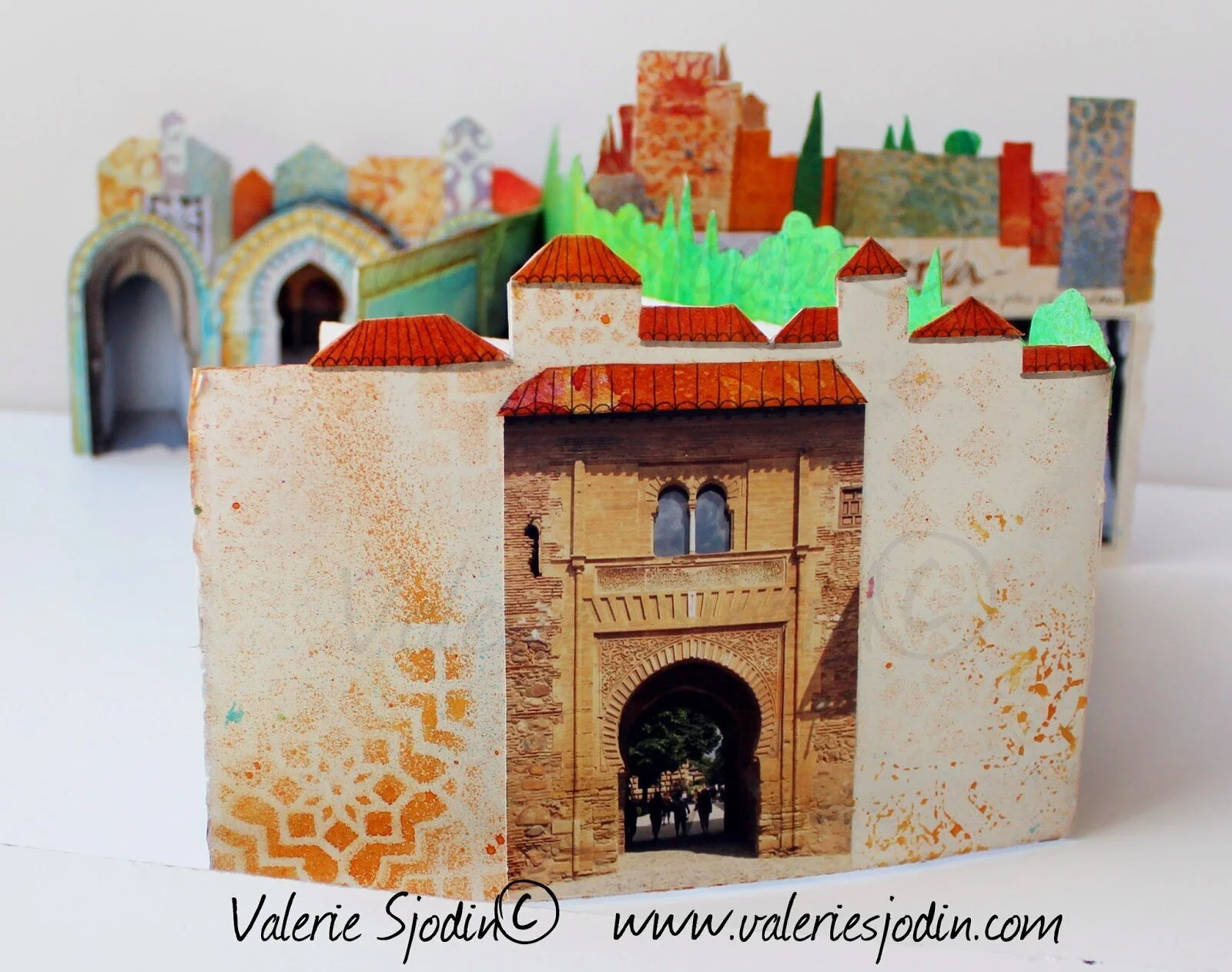 My Doodle-Photo-Painted Papers Travel Journal