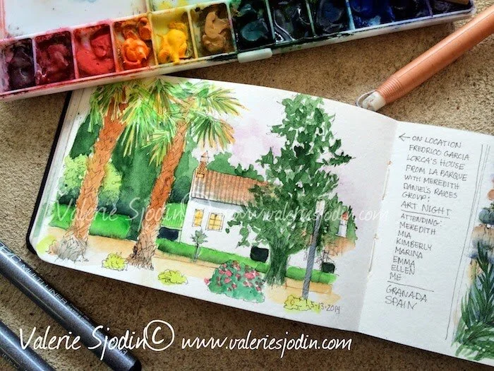 Out and About in Spain - Plein Air Painting