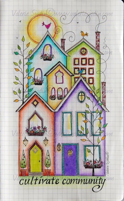 The idea of "HOME" in my Moleskine Journal