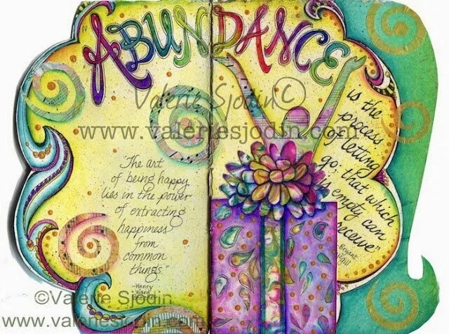 Art Journaling in Abundance
