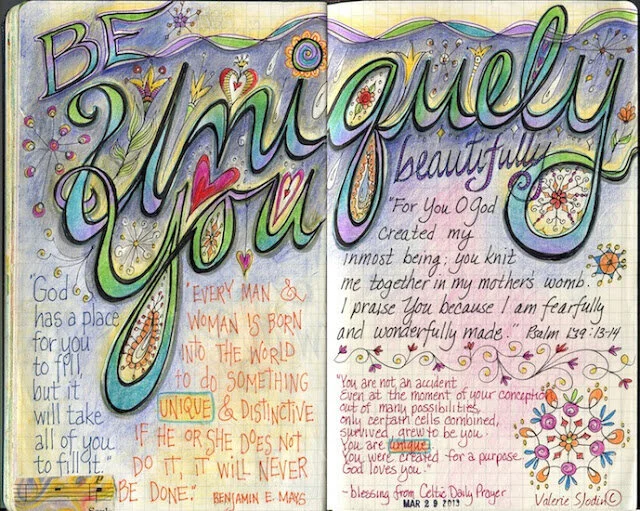 U-V-W Moleskine Journal Pages