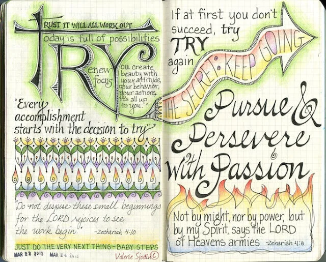 T-Try! Trust! Learn! Persevere!