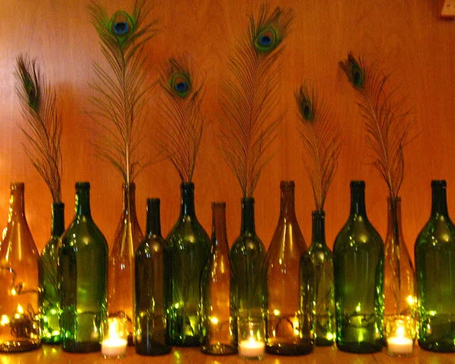Recycling for an Eclectic Vintage Wedding Look