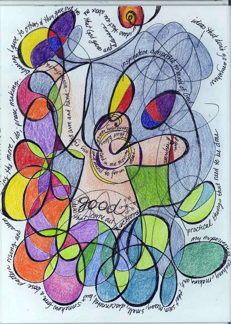 Wrestling Through: a scribble prayer
