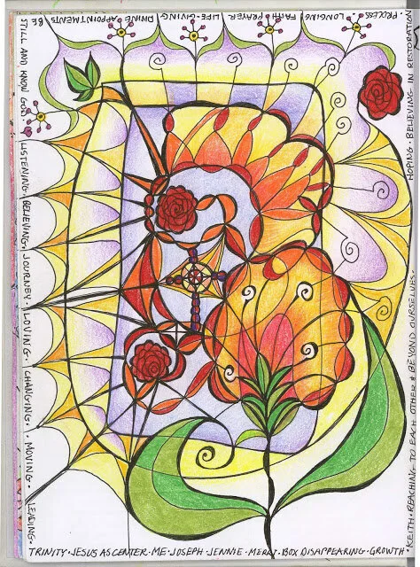 Starting a Visual Prayer with a Scribble