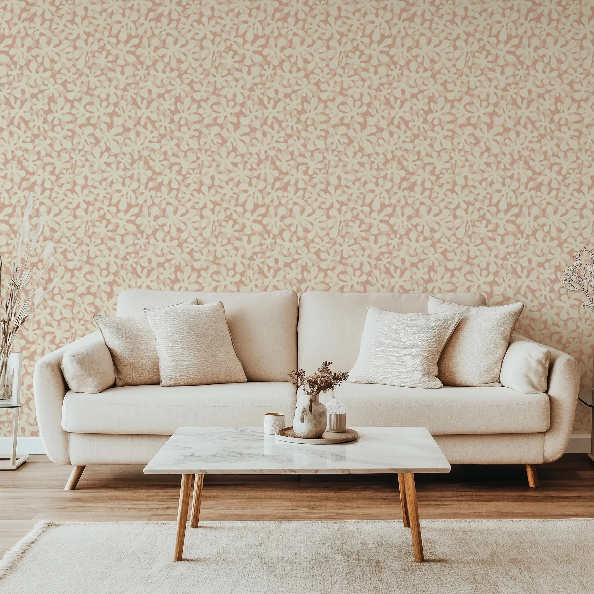 Flower Shower Fun-Wallpaper-Light Coral-cream-Valerie Sjodin©2025.jpg
