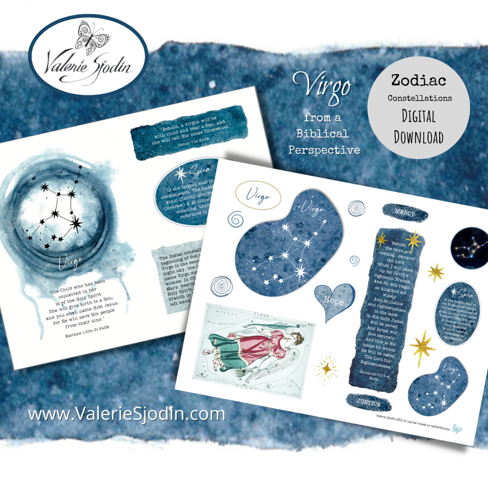 Virgo Constellation - September Planner Journal — Valerie Sjodin