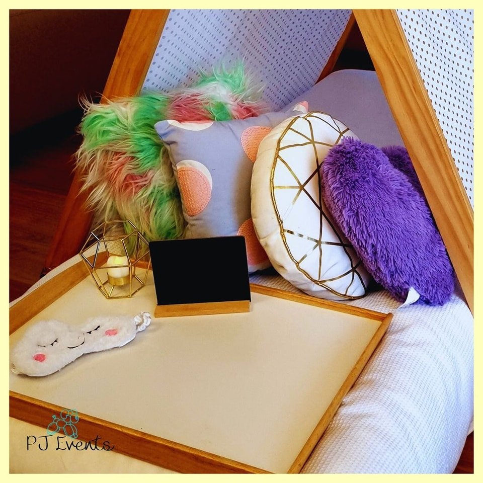 Get in touch to see how we can help you with your slumber party's needs.

 #teepeepartymelbourne #teepeehiremelbourne #Melbournesleepovers #Melbournekidsparties #kidspartyideas #kidsslumberpartys #teepeesleepoverparty #sleepoverideas #Melbournehire #