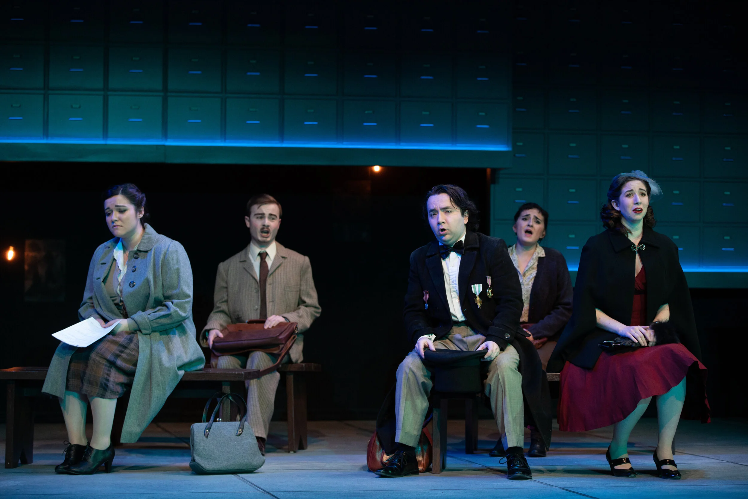 Vera Boronel in Menotti's The Consul. Photo by Max Wagenblass. Copyright 2019 Boston Conservatory at Berklee.