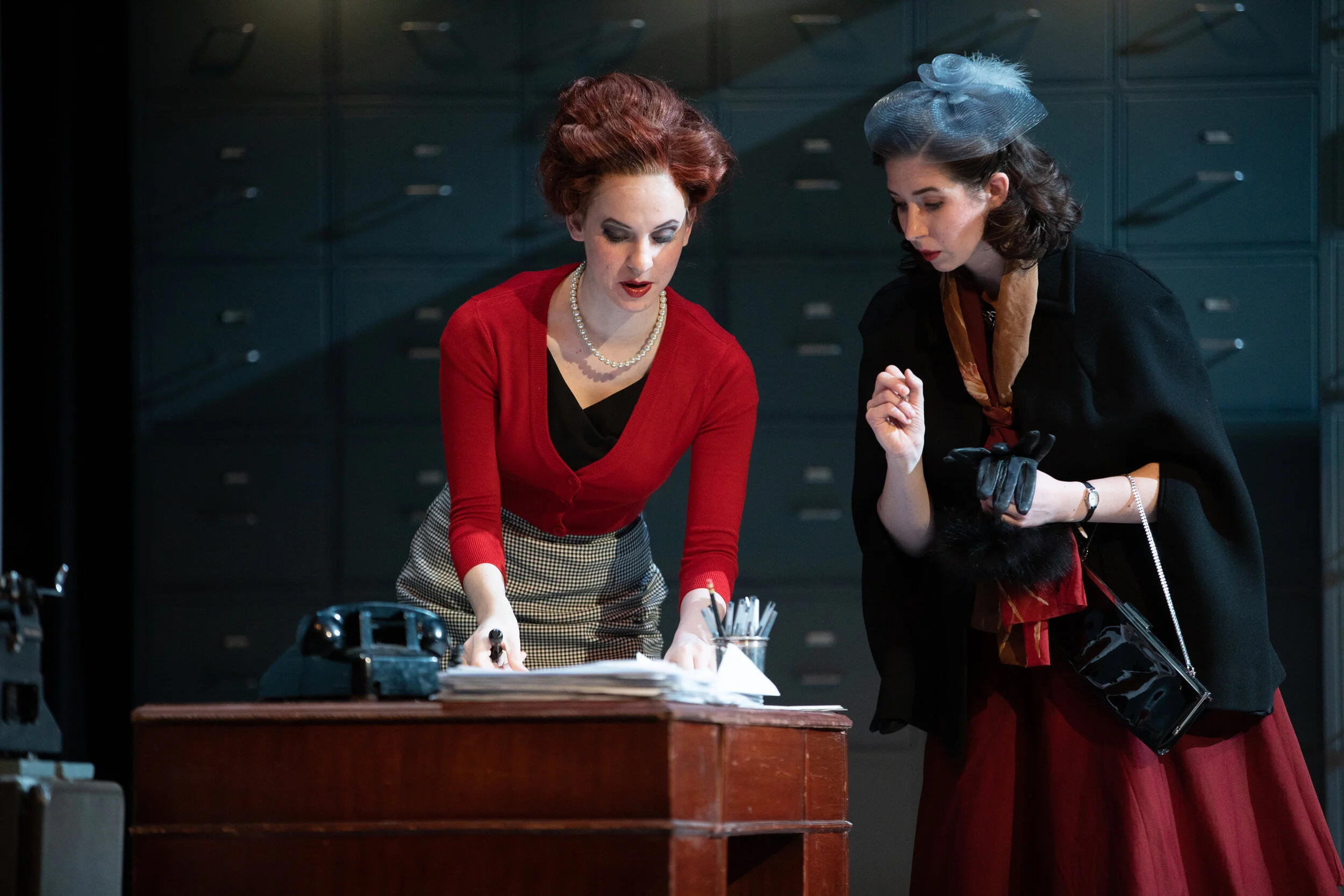 Vera Boronel in Menotti's The Consul. Photo by Max Wagenblass. Copyright 2019 Boston Conservatory at Berklee.