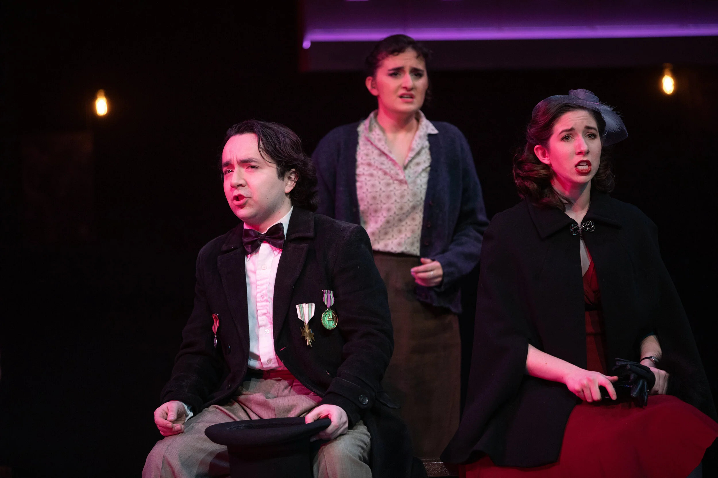 Vera Boronel in Menotti's The Consul. Photo by Max Wagenblass. Copyright 2019 Boston Conservatory at Berklee.