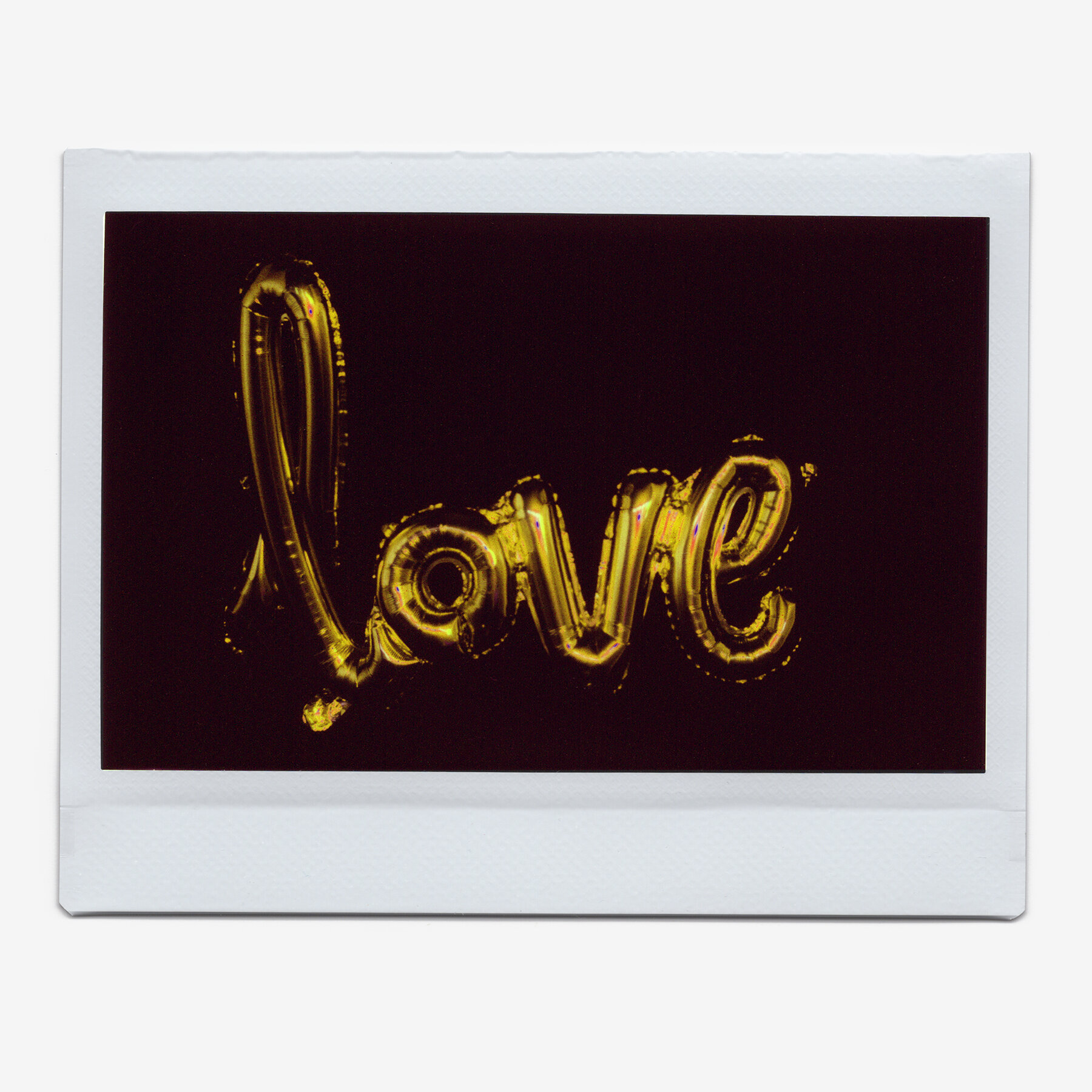 Love (Gold) Print