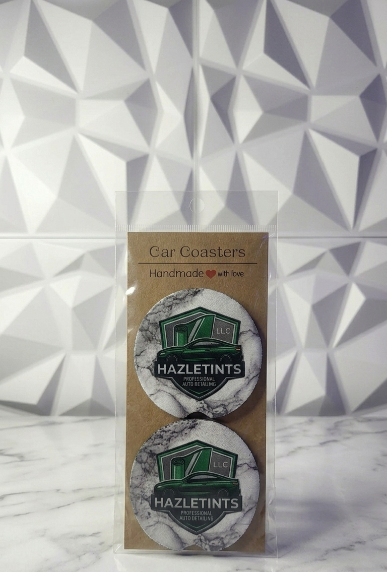HAZLETINTS CAR COASTERS