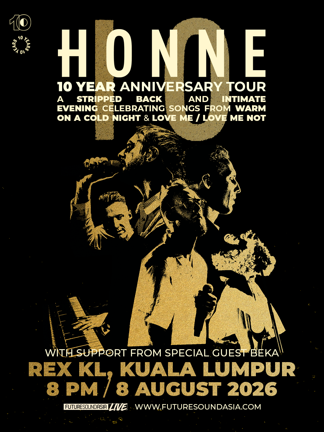 HONNE 10 YEAR ANNIVERSARY TOUR
