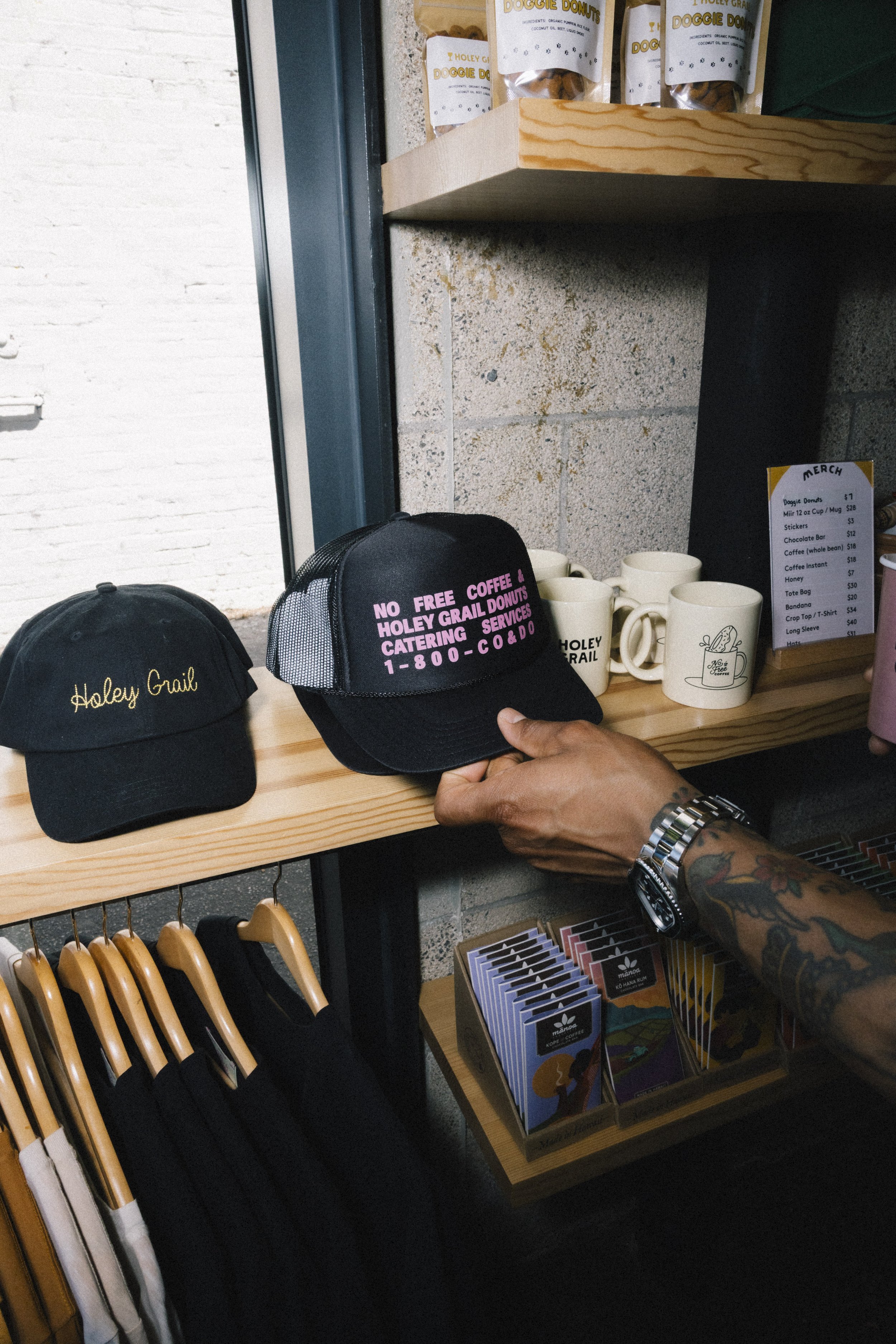 No Free Coffee x Holey Grail Donuts