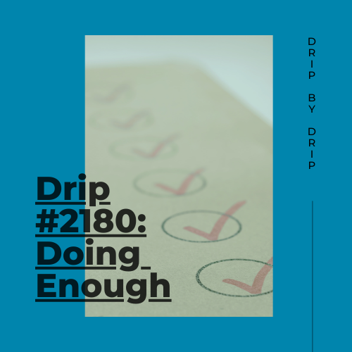 Doing Enough