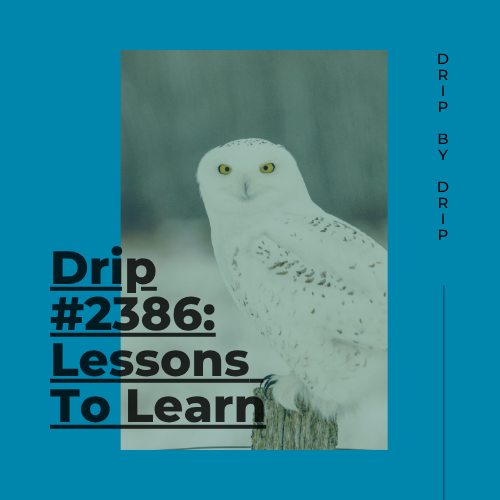 Lessons To Learn