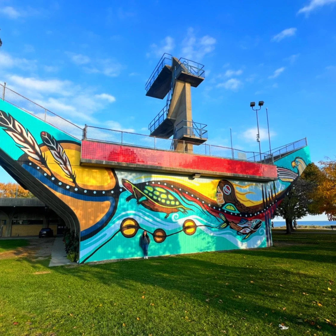 Mural: Donald D. Summerville Olympic Pools