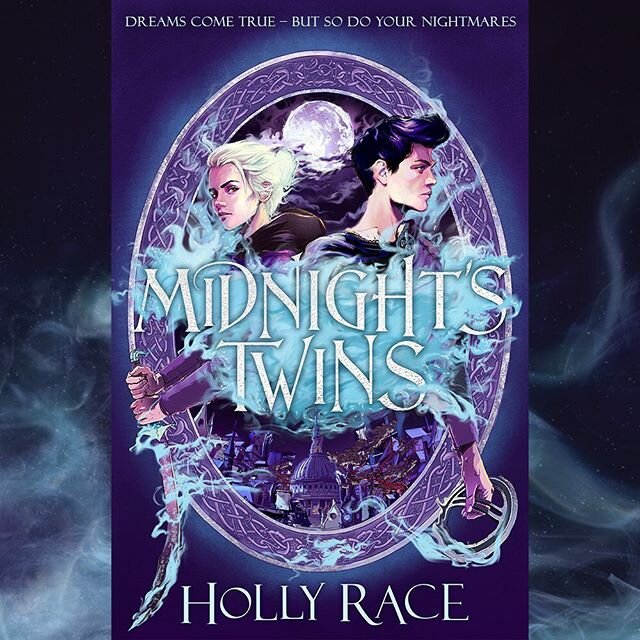 ***GIVEAWAY!!!***
.
To celebrate the publication of #midnightstwins by @hotkeybooksya I&rsquo;m going to be giving away 5 fine art prints of the beautiful book cover (illustrated by the wonderful @gavinreece62).
.
The winners will be drawn at random 