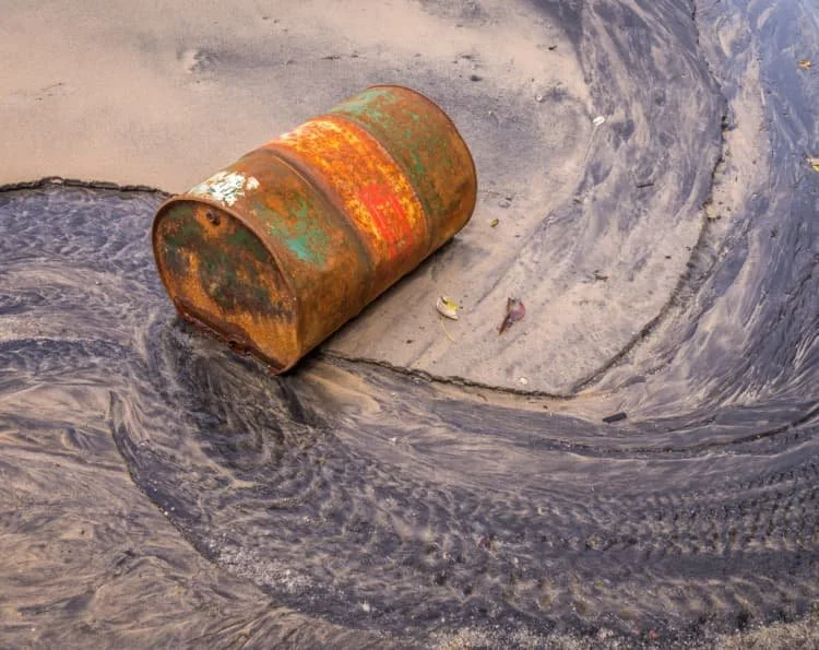 What does the law say about diesel spills?