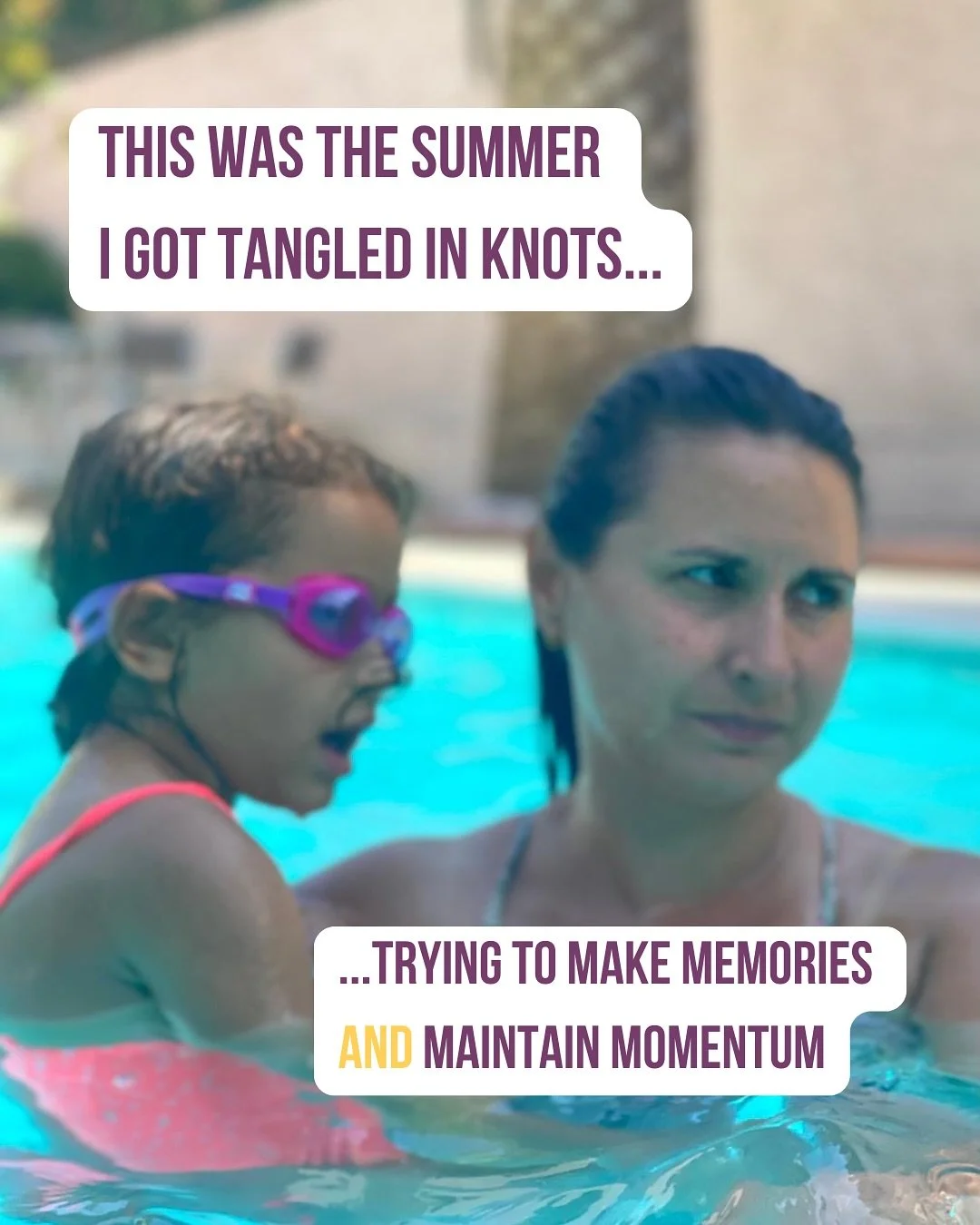 Behind the smiles, I was in an absolute state π¬
It was my first summer after starting my business and spent the entire time trying to be “present” with my kids on holiday in France… while quietly freaking out.
I REALLY wanted to