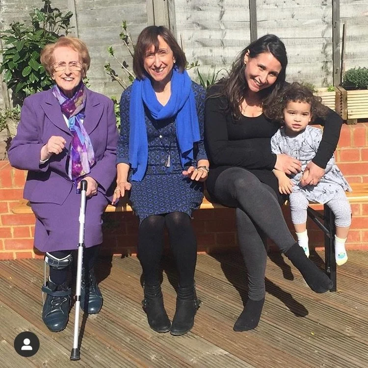 This morning I stood in a cemetery surrounded by my family &amp; honoured the life of my Grandma Ruth, who passed away a year ago at the grand age of 93 ❤️

We had gathered for her stone setting - a Jewish tradition that happens about a year after so