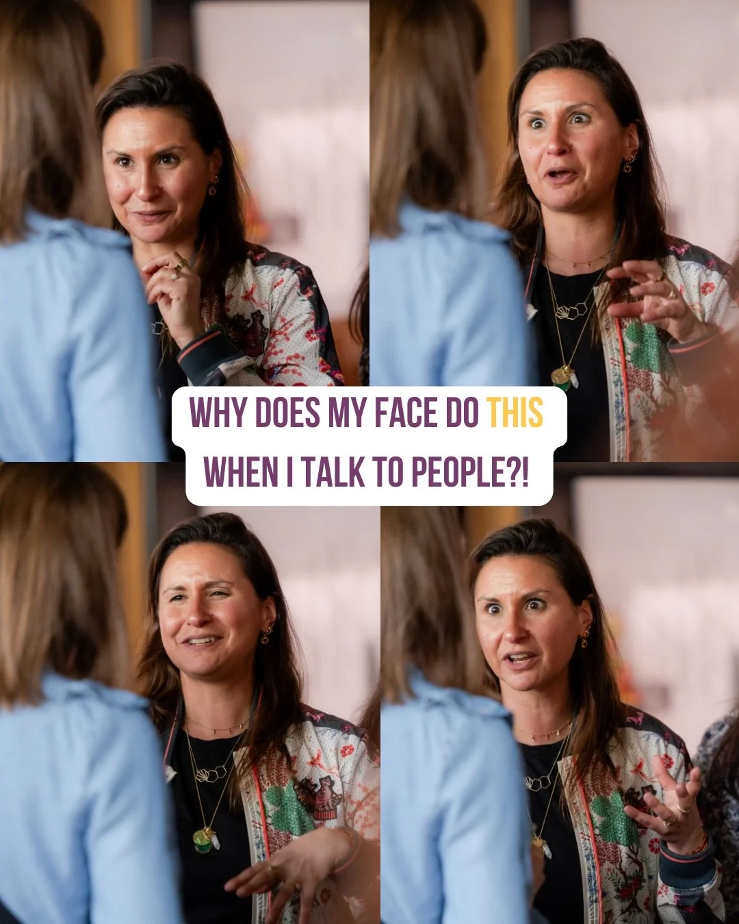 I&rsquo;ve always been told my face is a bit unsubtle 😅

And having just seen a bunch of brilliant photos taken of me at a networking event last week by the talented Yvonne @lightsmith_brand - I think that truth has been well and truly confirmed!! ?