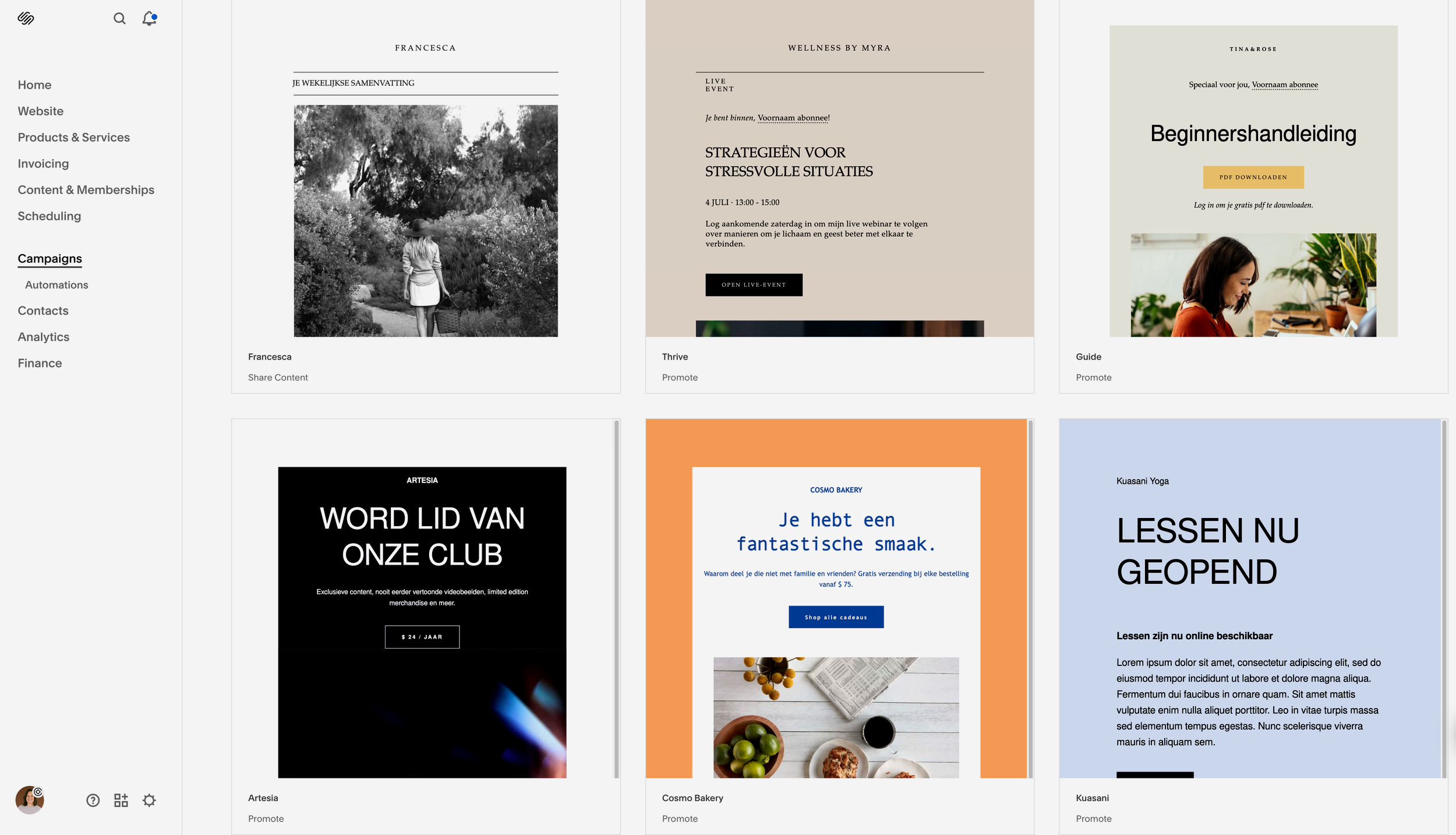 Squarespace email marketing: alles wat je moet weten in 2026
