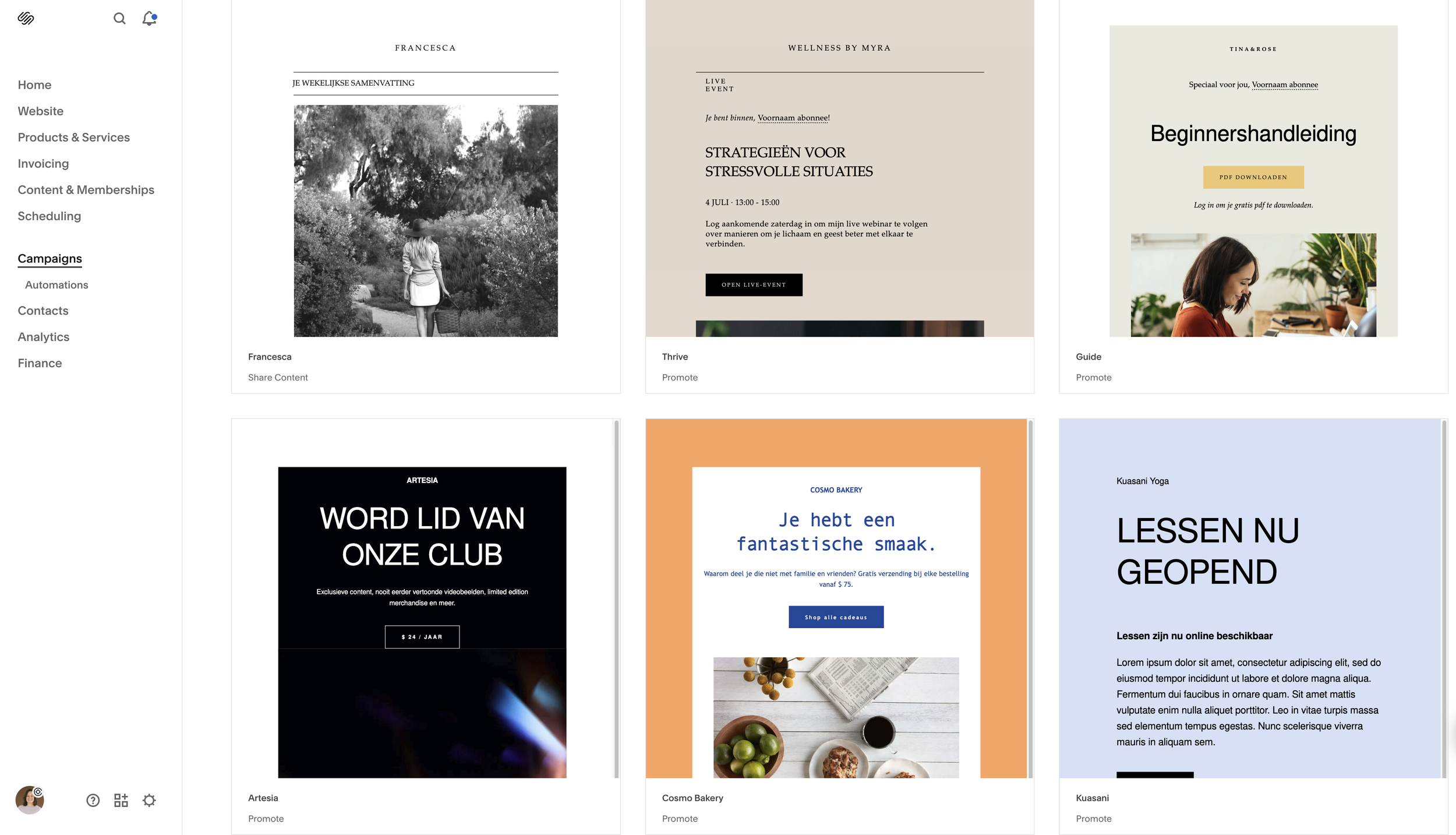 Squarespace email marketing: alles wat je moet weten in 2026