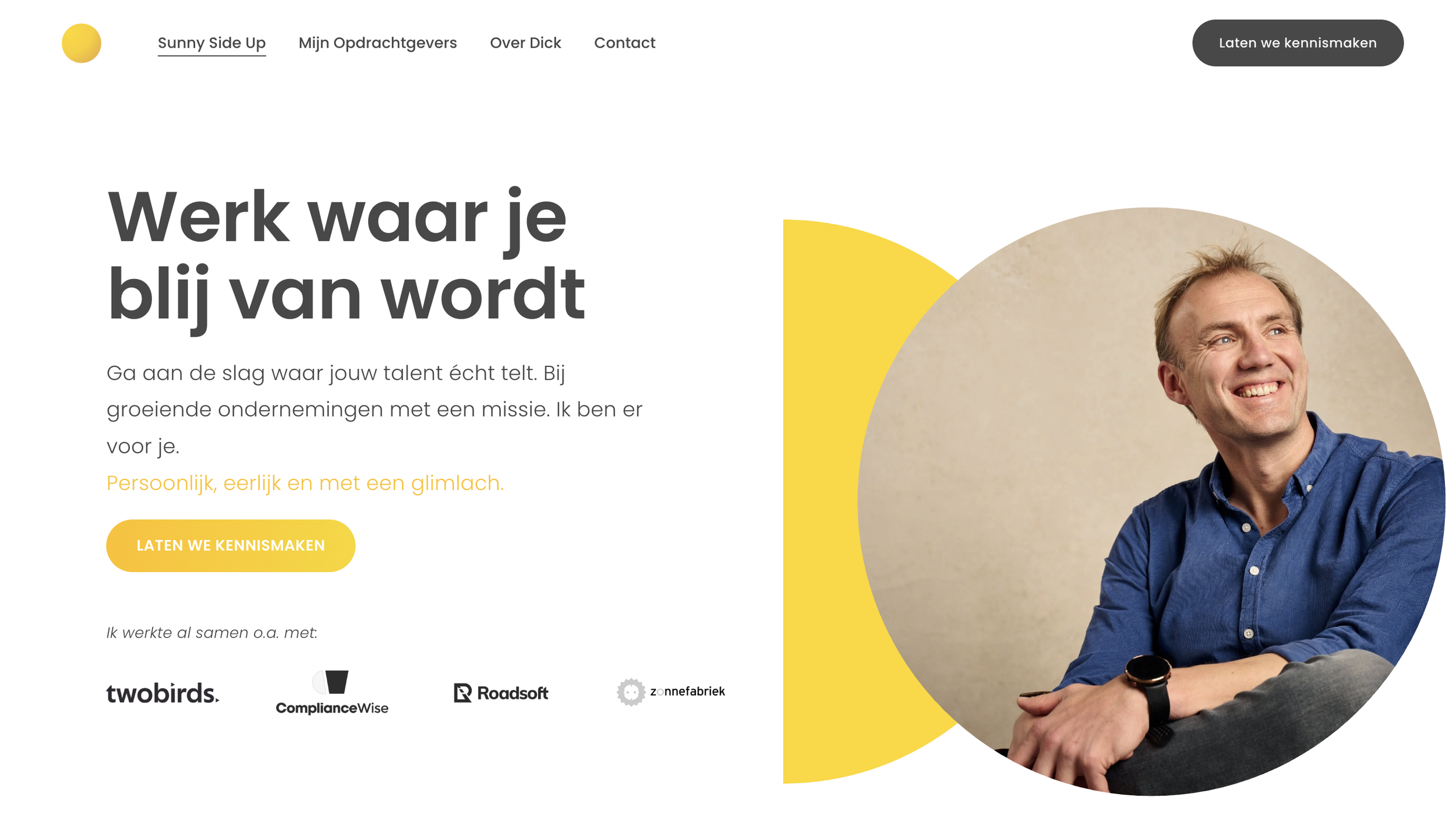 Logo's van opdrachtgevers zijn krachtige, stille getuigen in de Squarespace website van People & Culture specialist gemaakt door Made by Anouk