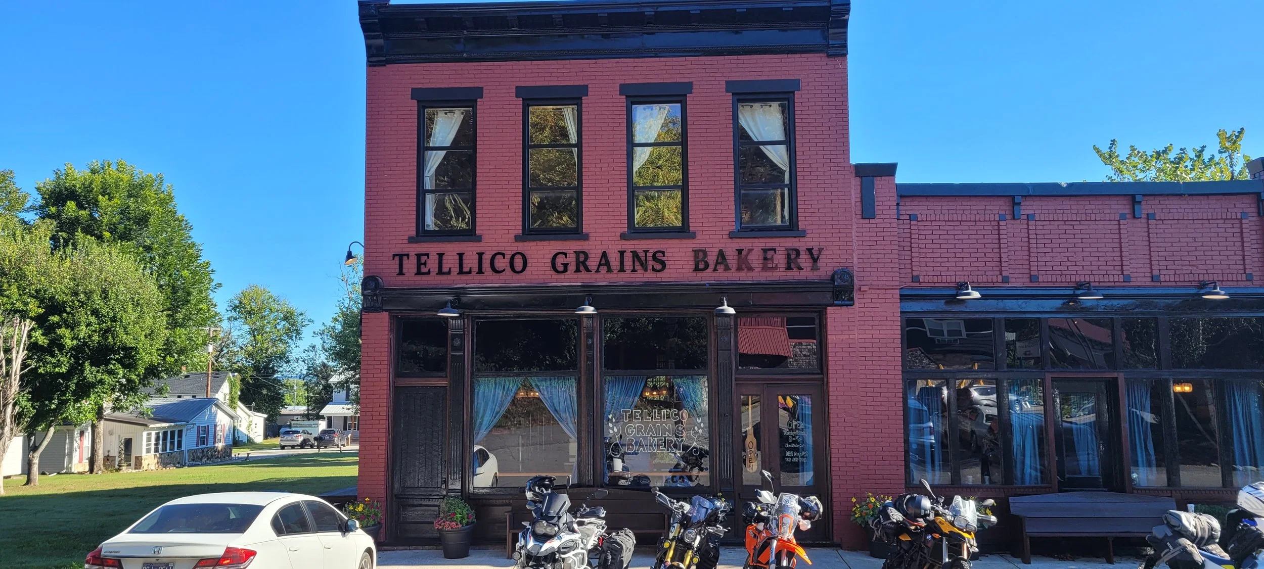 Custom steel business sign for Tellico Brewing Company fabricated in Tellico Plains Tennessee by Turn 2 Customz