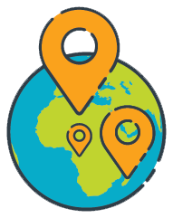 Locate devices with geolocation