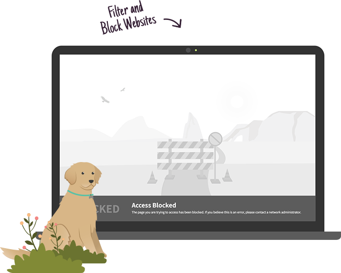 Filter and block websites