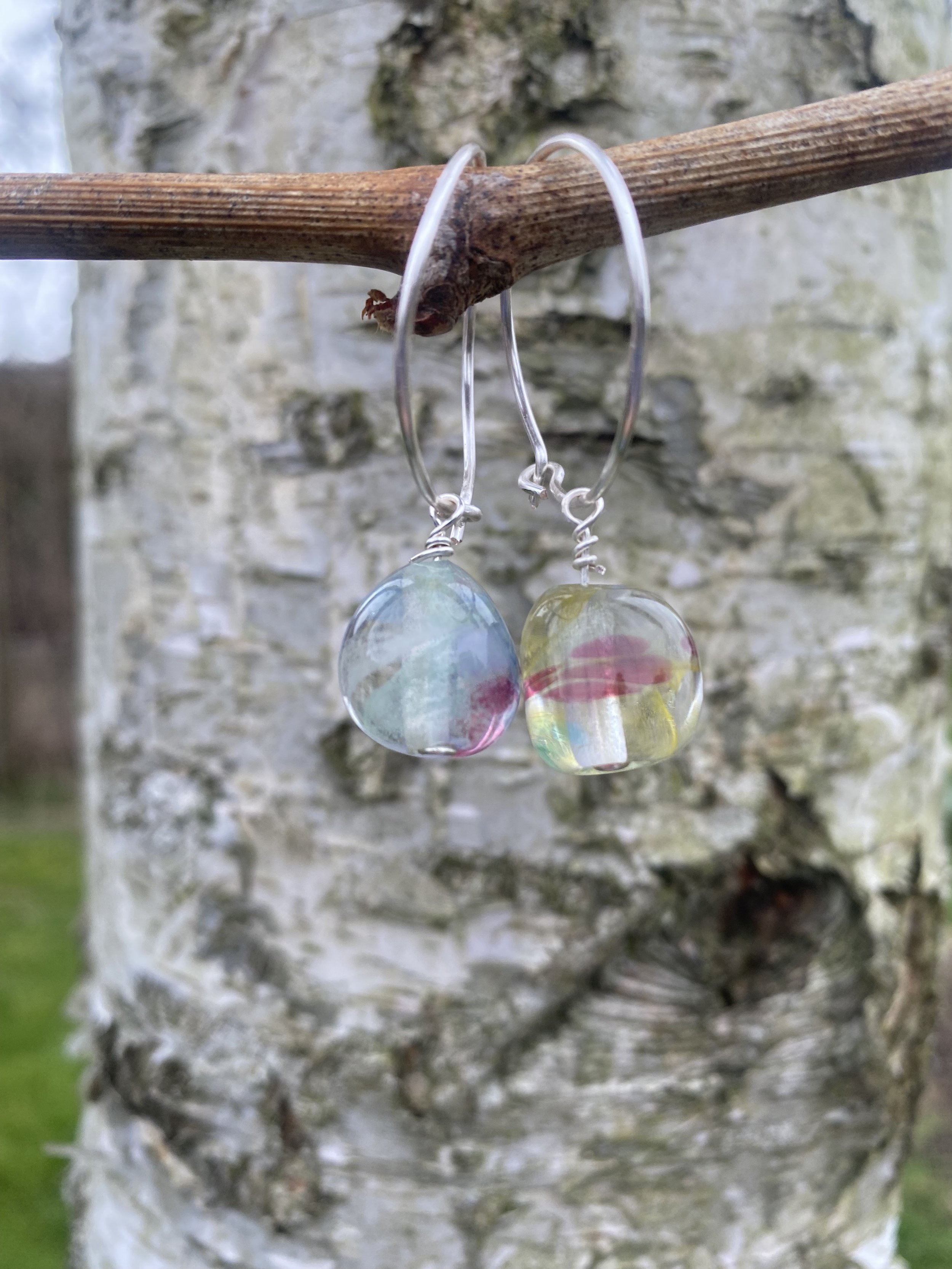 Water Colour Bead Earrings