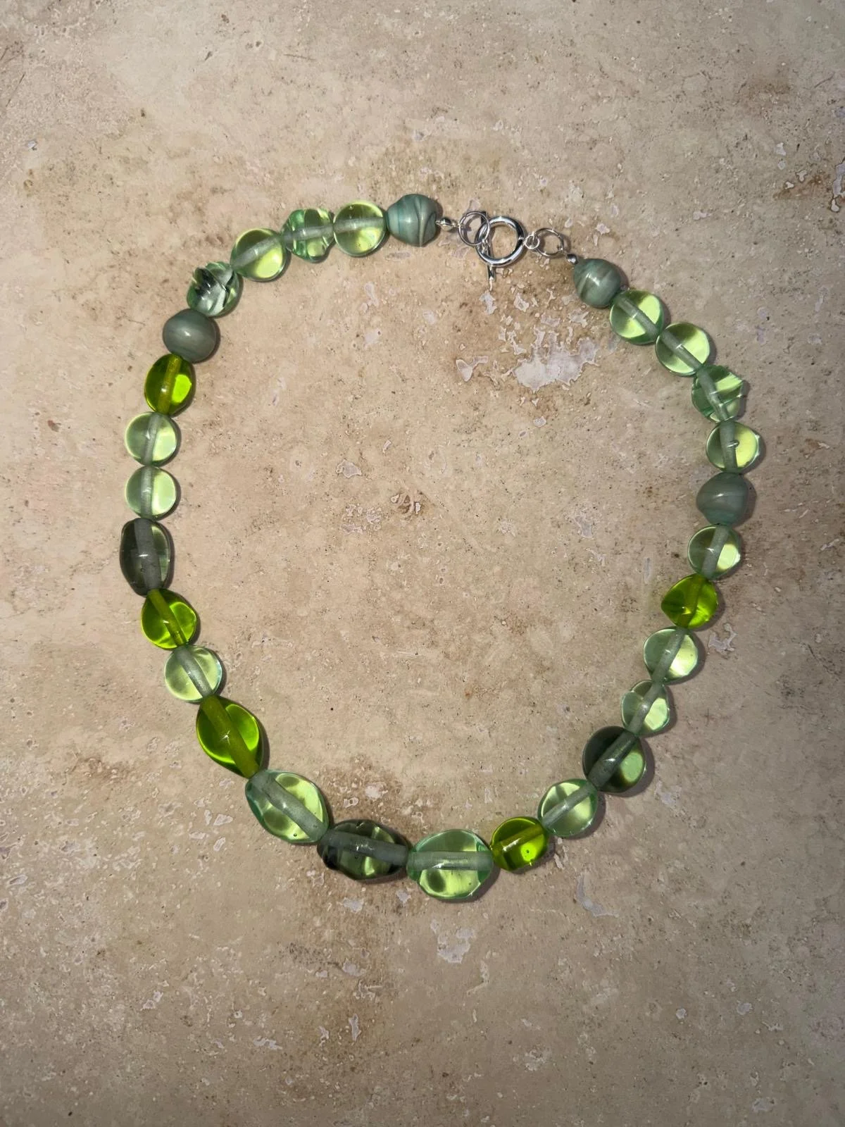Shades of Green Necklace