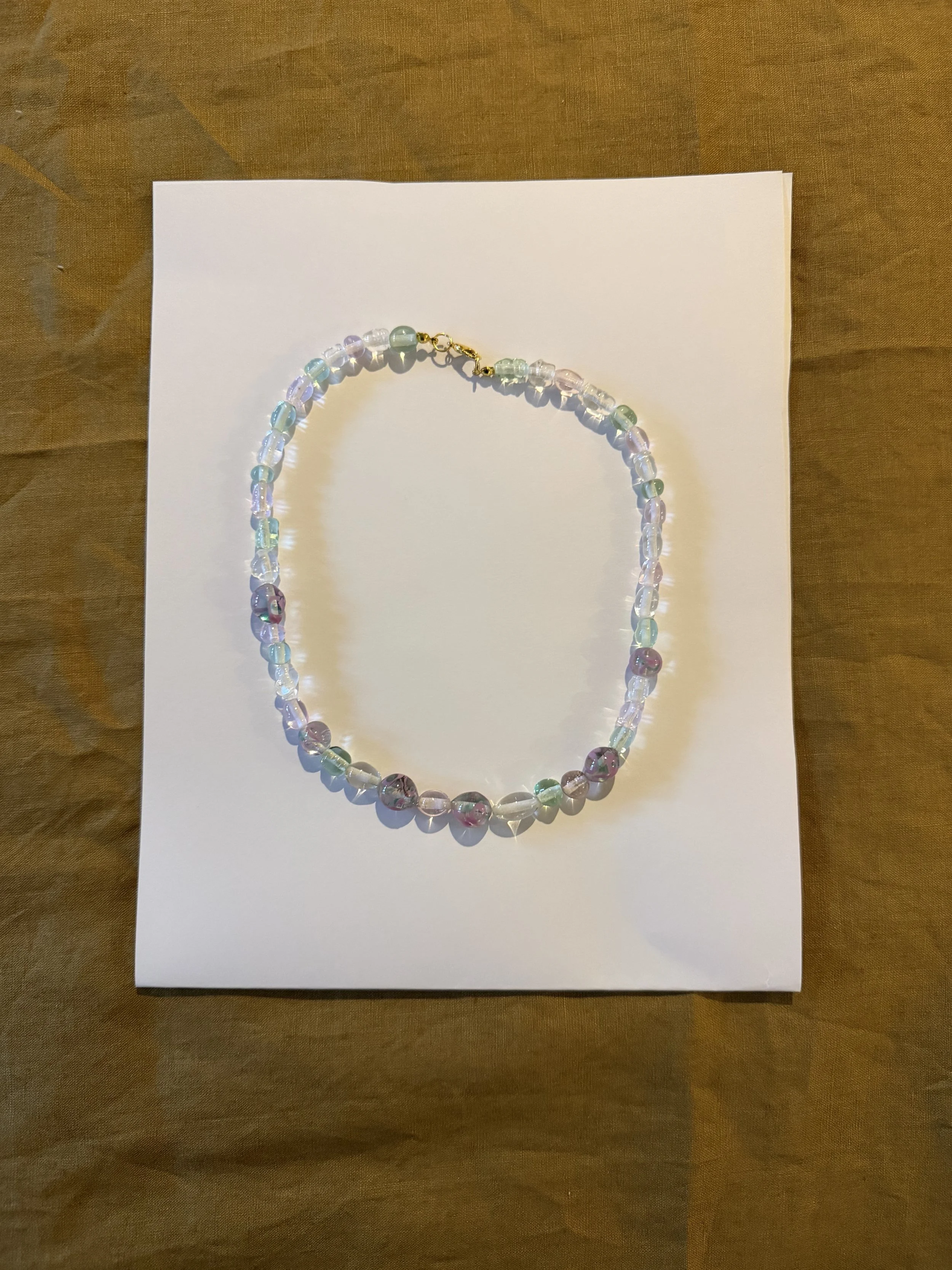 Rose Beaded Necklace