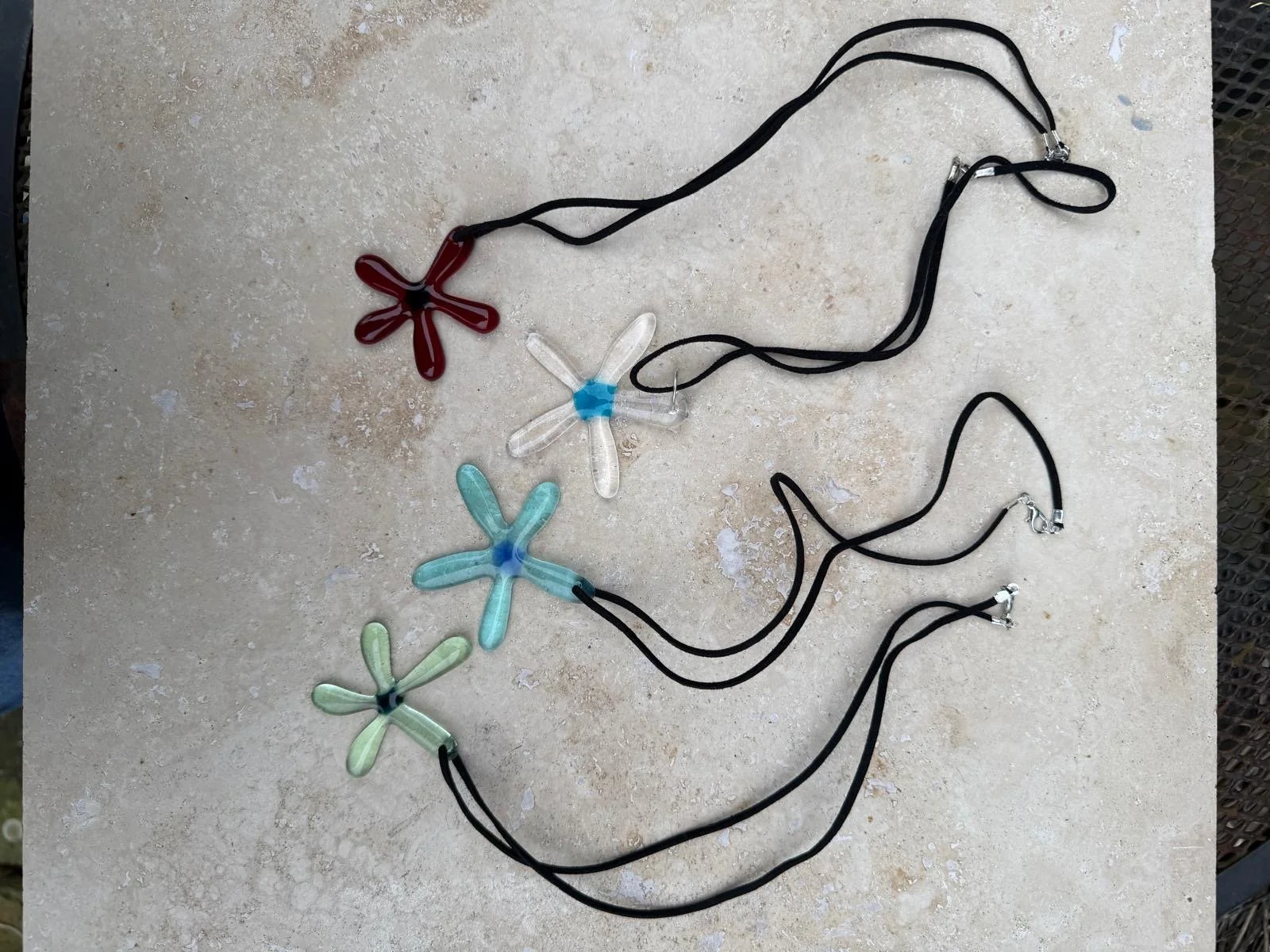 Flower Pendants with Findings